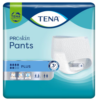 Tena Pants Proskin Plus, majtki chłonne, rozmiar M, 10 szt.