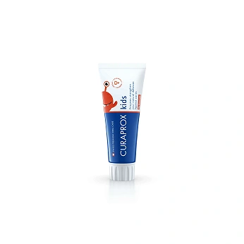 Curaprox Kids, pasta do zębów dla dzieci niezawierająca fluoru o smaku truskawkowym, 60 ml