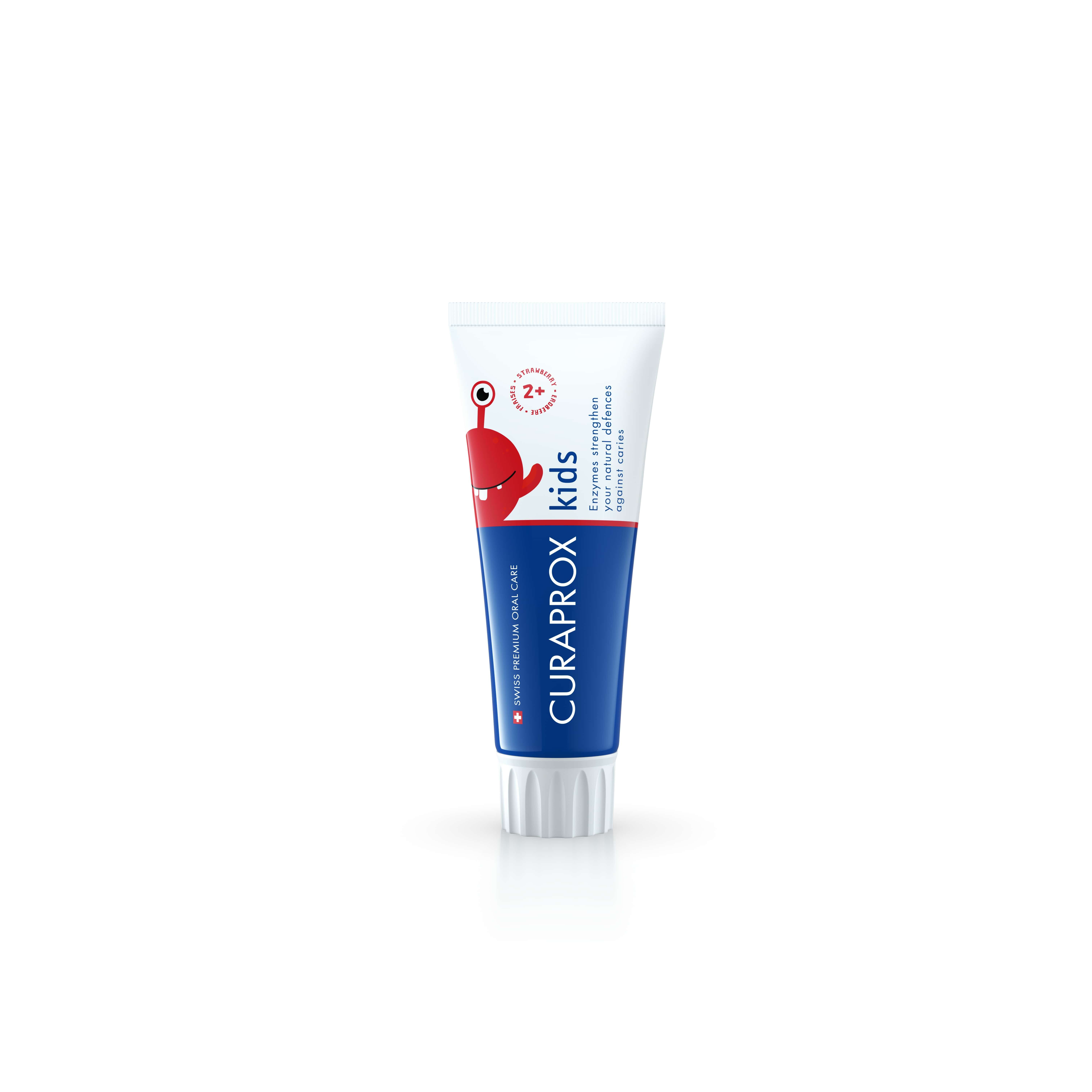 Curaprox kids , pasta do zębów dla dzieci o smaku truskawkowym, 60 ml