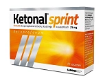 Ketonal Sprint granulat na ból o lekkim lub umiarkowanym nasileniu, 12 sasz.