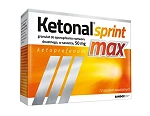 Ketonal Sprint Max granulat do sporządzania roztworu doustnego, 12 sasz.