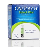 One Touch Select Plus test paskowy do mierzenia poziomu glukozy we krwi, 50 szt.