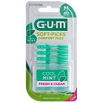 SUNSTAR GUM SOFT-PICKS Comfort flex Mint szczoteczki międzyzębowe o smaku miętowym, 40 szt.