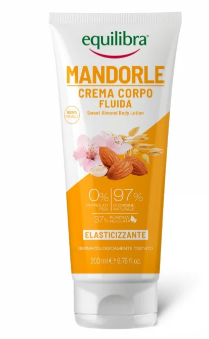 Equilibra, balsam do ciała z olejkiem migdałowym, 200 ml
