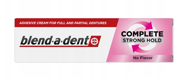 Blend-a-dent Complete Strong Hold klej do protez, bez smaku,  47 g