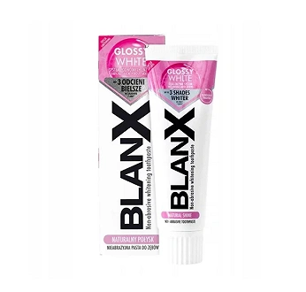 Blanx Glossy White, pasta do zębów wybielająca, 75 ml