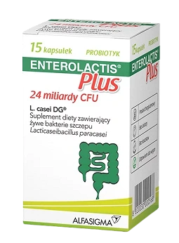 Enterolactis Plus, 15 kapsułek