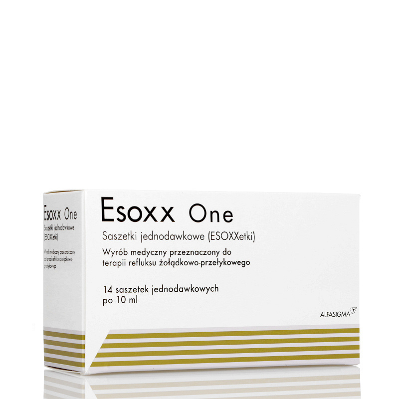 ESOXX ONE, syrop na objawy refluksu żołądkowego, 14 sasz. x 10 ml