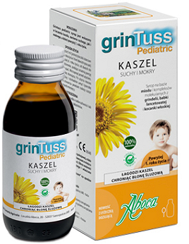 Grintuss Pediatric , syrop na kaszel suchy i mokry, 210 g