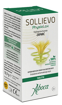 Sollievo PhysioLax, tabletki na zaparcia, 45 szt.
