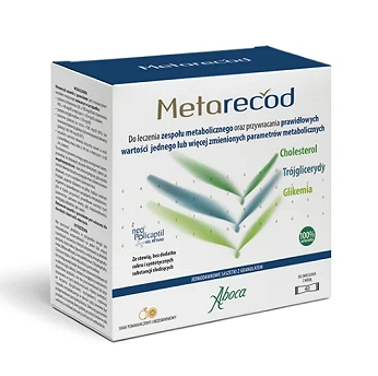 Metarecod, saszetki z granulatem do leczenia zespołu metabolicznego, 40 szt.