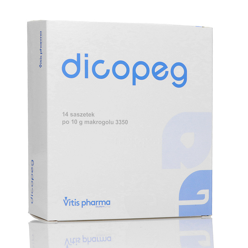 Dicopeg proszek na przewlekłe zaparcia, 14 sasz. x 10 g