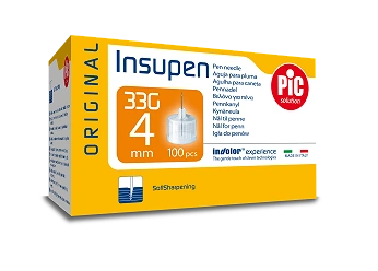 Insupen 33G 4mm , igły do penów insulinowych Original, 100 szt.