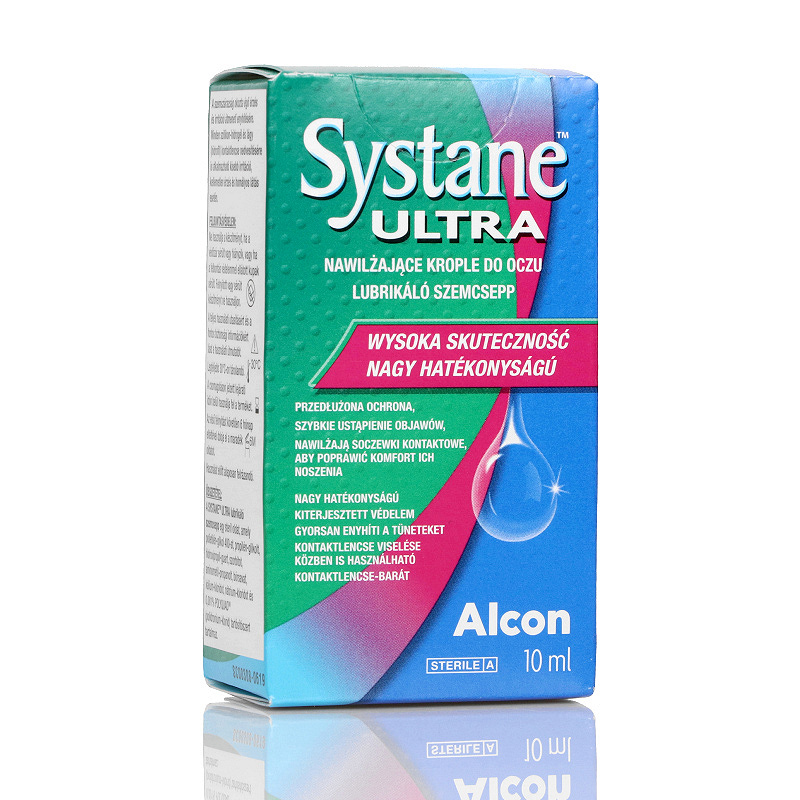 Systane Ultra, krople łagodzące objawy suchego oka, butelka 10 ml