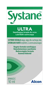 Systane Ultra, krople łagodzące objawy suchego oka, butelka 10 ml