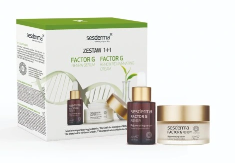 SESDERMA S.L. SESDERMA zestaw, Factor G Renew krem 50 ml + serum 30 ml — Inhaltsstoffe i ocena