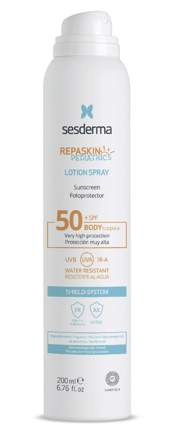 Sesderma Repaskin 50+ SPF, spray dla dzieci,  200 ml
