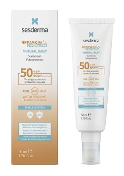 Sesderma Repaskin Mineral Baby 50+ SPF, krem, 50 ml