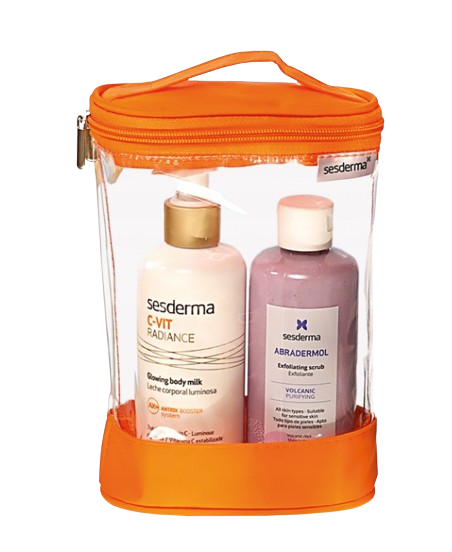 SESDERMA S.L. Sesderma Abradermol + C-VIT Radiance, peeling, 250ml + mleczko, 250 ml — Składniki i ocena