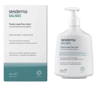 Sesderma Salises, pienisty krem bez mydła, 250 ml