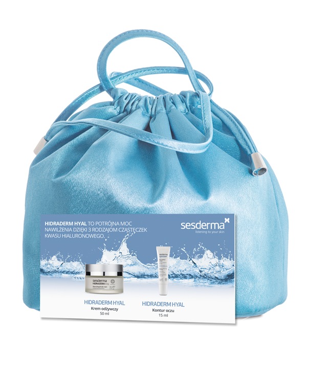 SESDERMA S.L. SESDERMA HIDRADERM HYAL, zestaw: krem odżywczy, 50 ml + krem kontur oczu, 15 ml
