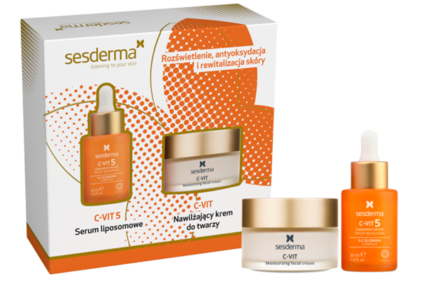 Sesderma C-VIT 5 serum, 30 ml + krem, 50 ml