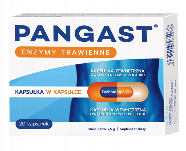 Pangast, 20 kapsułek