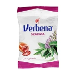 Cukierki Verbena Szałwia z Vit. C w stanach zapalnych gardła i dziąseł, 60 g
