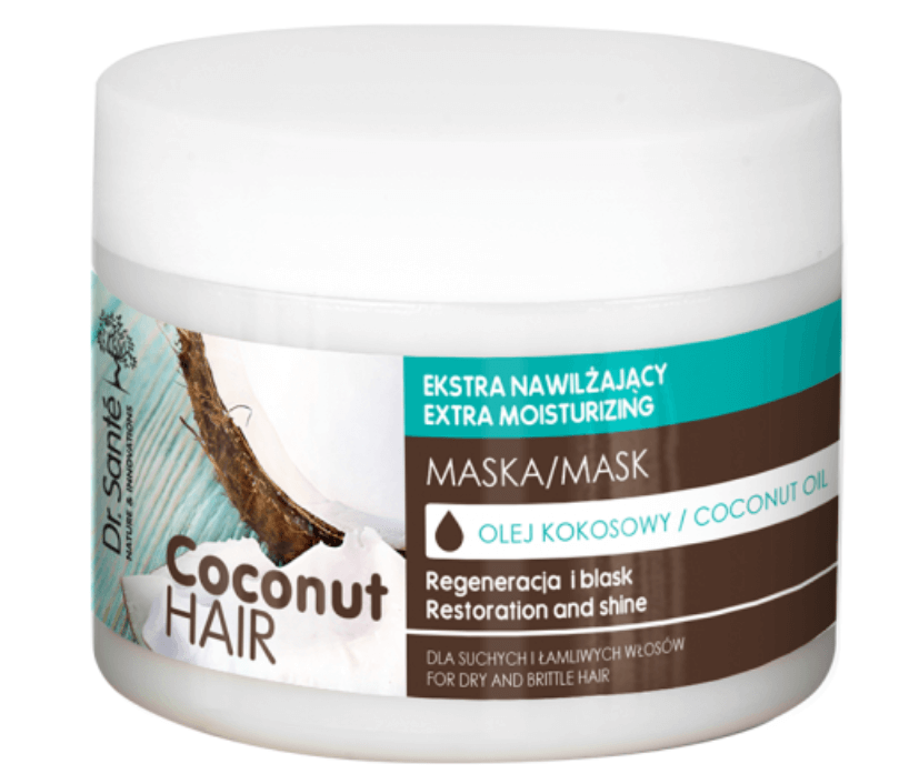 ELFA PHARM Dr Sante Coconut Hair , maska z olejem kokosowym do włosów suchych, 300 ml