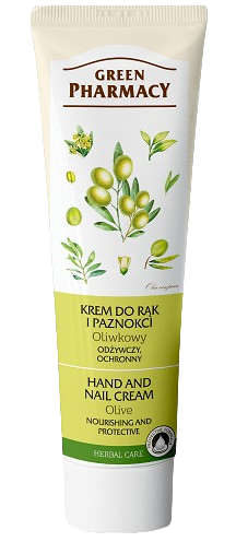 Green Pharmacy Krem do rąk i paznokci, oliwkowy, 100 ml
