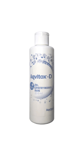 Aqvitox-D, żel do opatrywania ran, 250 ml