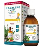 KASZLE-Q  syrop dla dzieci na kaszel i osłabioną odporność, 150 ml
