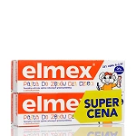 Elmex Pasta do zębów dla dzieci ochraniająca zęby mleczne przed próchnicą, 2 szt.