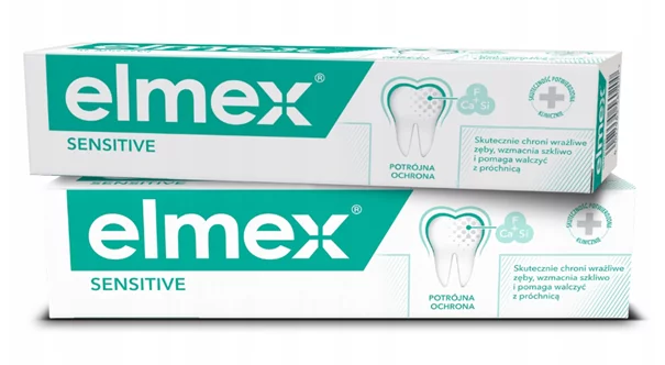 Elmex Sensitive, pasta do zębów, 2 x 75 ml