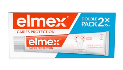 Elmex Przeciw Próchnicy, pasta do zębów, 2 x 75 ml