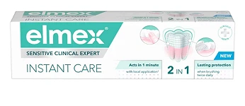 Elmex Sensitive Clinical Expert Instant Care, pasta do zębów, 75 ml
