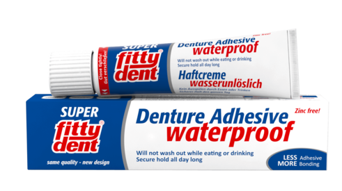 Fittydent Wodoodporny , klej do mocowania protez, 40 g