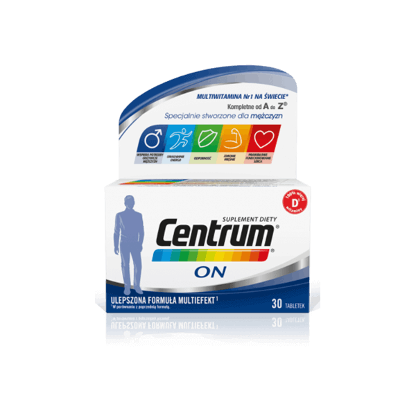 Centrum ON, tabletki  ze składnikami wspomagającymi odporność, 30 szt.