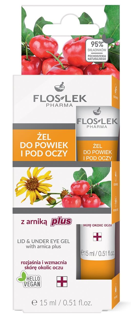 Flos-Lek  Żel do powiek i pod oczy z arniką, 15 ml
