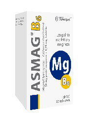 Asmag B tabletki na uzupełnienie niedoboru magnezu, 50 szt.