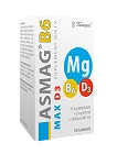 Asmag B6 Max D3 tabletki ze składnikami wzmacniającymi kości i zęby, 50 szt.