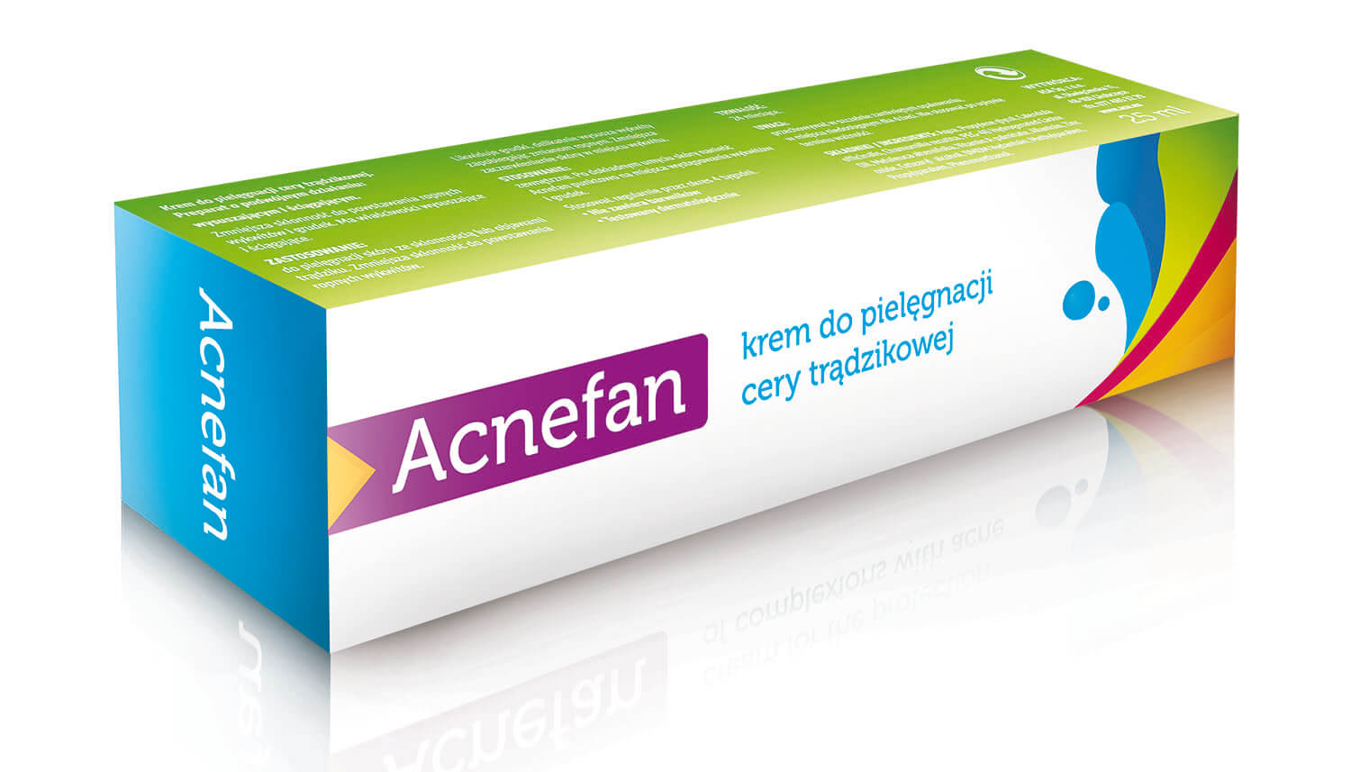 Acnefan krem do pielęgnacji skóry trądzikowej, 25 ml