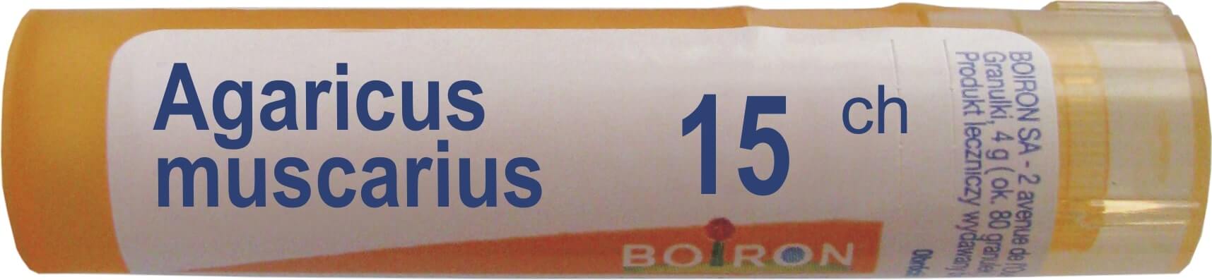 Boiron Agaricus muscarius 15 CH granulki, 4 g