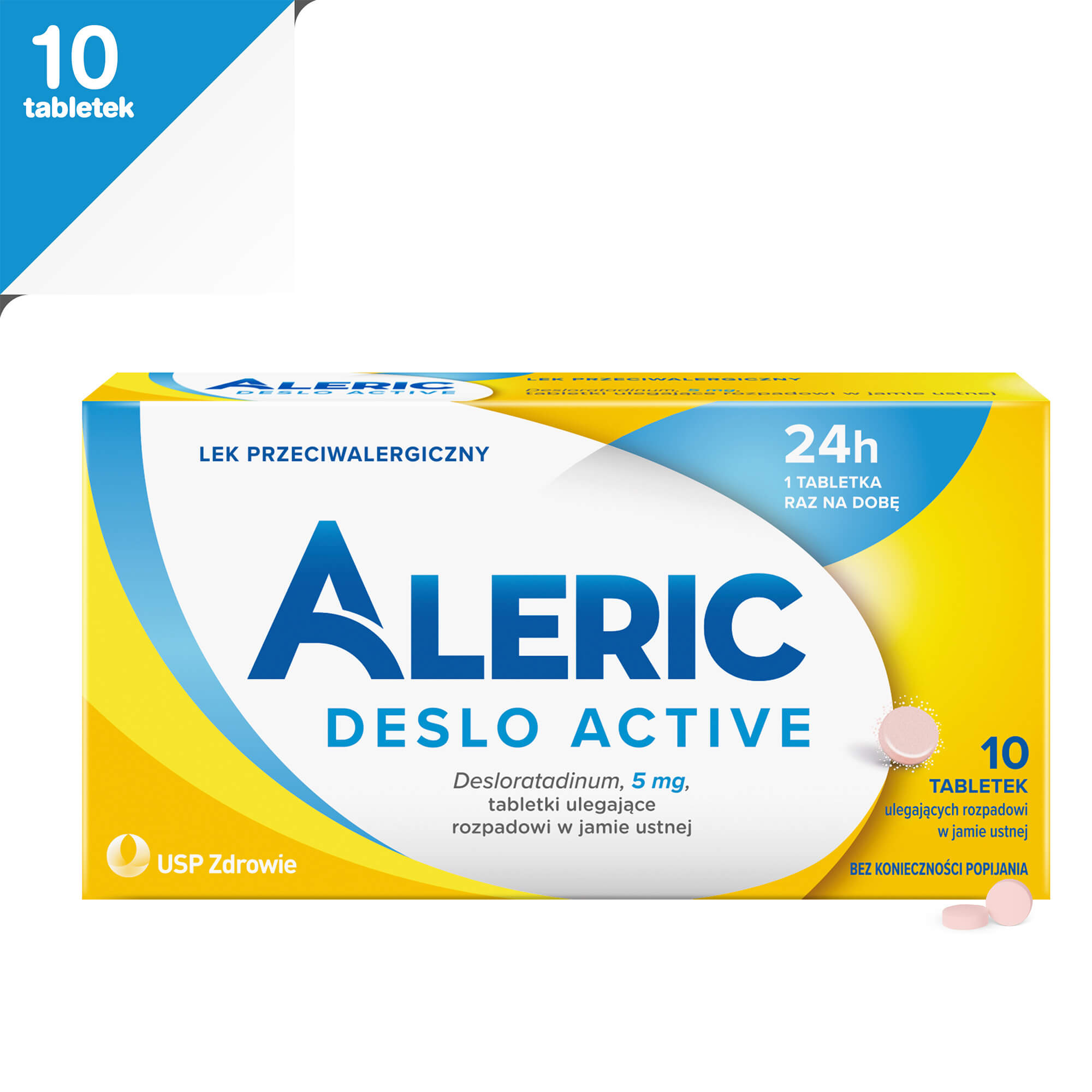 Aleric Deslo Active  tabletki o działaniu przeciwalergicznym, 10 szt. KRÓTKA DATA  30.06.2026