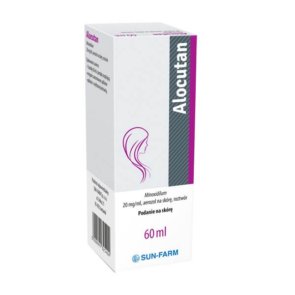 Alocutan  aerozol przeciwko wypadaniu włosów, 60 ml