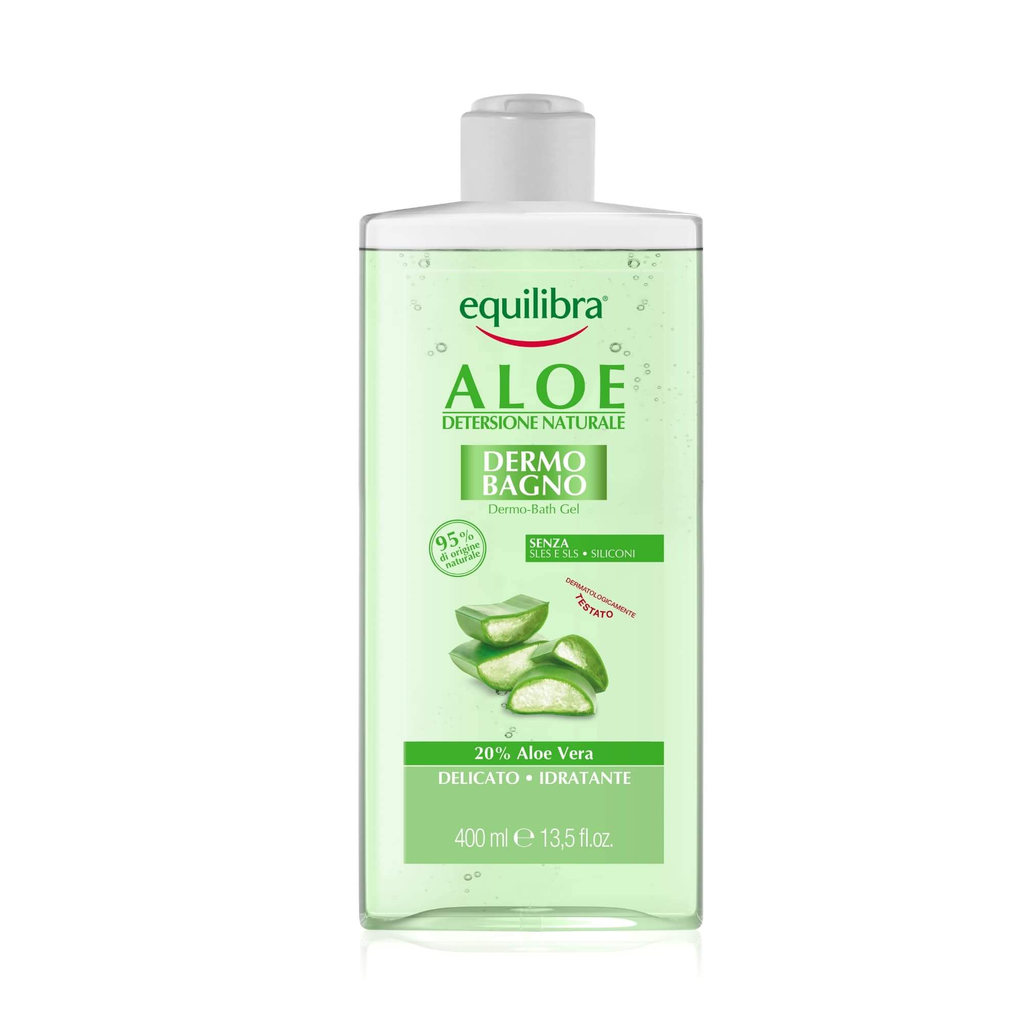 Equilibra Aloesowy Żel , do kąpieli, 400 ml