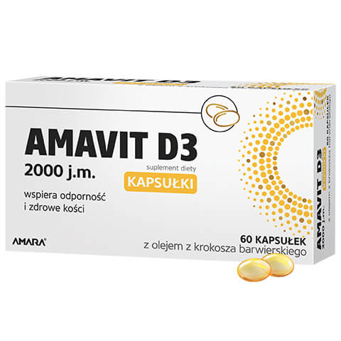 Amavit D3 , 60 kapsułek