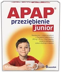 Apap Przeziębienie Junior proszek na przeziębienie dla dzieci, 6 sasz.