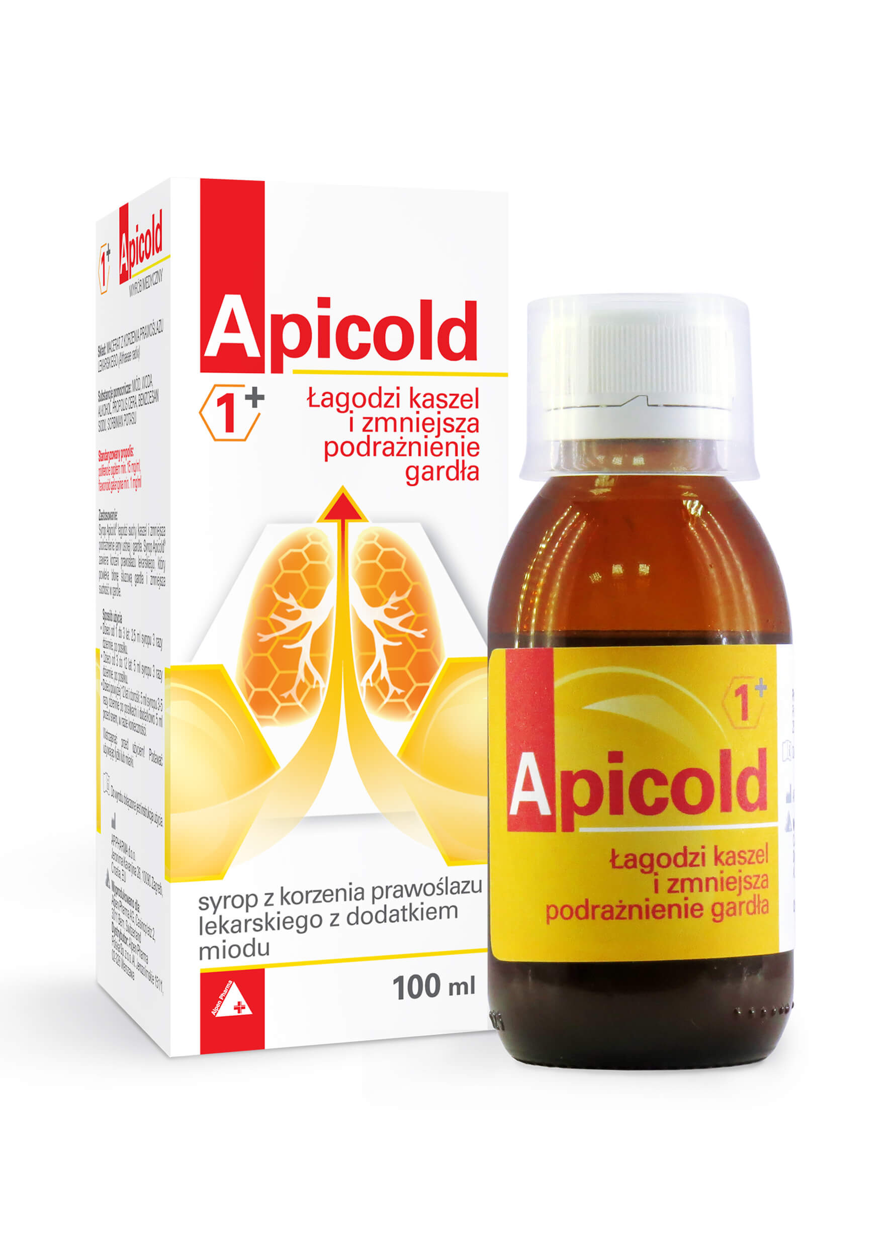 Apicold 1+ syrop, 100 ml
