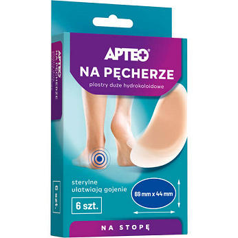 Plastry na pęcherze , sterylne ułatwiające gojenie, 6 szt.